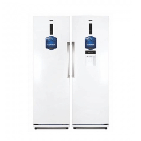 یخچال یورو استار فریزر دو قلو 17 فوت مدل NR/NF - 592DN، Refrigerator Eurostar NR/NF - 592DN